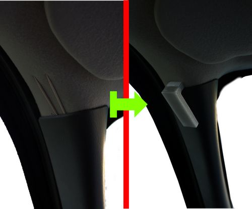 DO-001: Car Magnetic Toothpick Holder